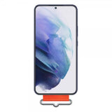 Samsung Original Galaxy S22 Plus -silikonikuori hihnalla, tummansininen