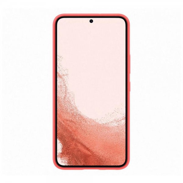 Samsung Alkuperäinen Galaxy S22 Kuori Silikonisuojus Coral
