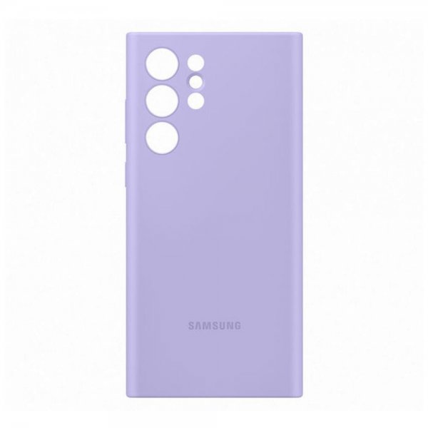 Samsung Alkuperäinen Galaxy S22 Ultra Silikonikuori Laventeli