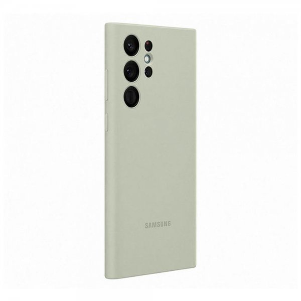 Samsung Original Galaxy S22 Ultra Silikonikuori Oliivinvihreä