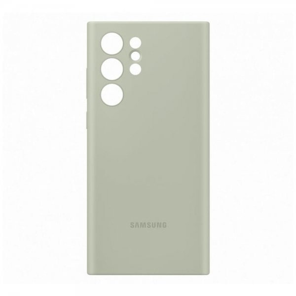 Samsung Original Galaxy S22 Ultra Silikonikuori Oliivinvihreä