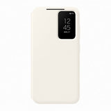 Samsung alkuperäinen Galaxy S23 Plus kotelo Smart View Wallet Case, Cream