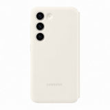 Samsung alkuperäinen Galaxy S23 Smart View Wallet Cover, Cream