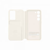Samsung alkuperäinen Galaxy S23 Smart View Wallet Cover, Cream
