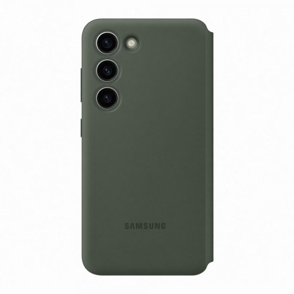 Samsung Original Galaxy S23 Smart View Wallet Cover Khaki