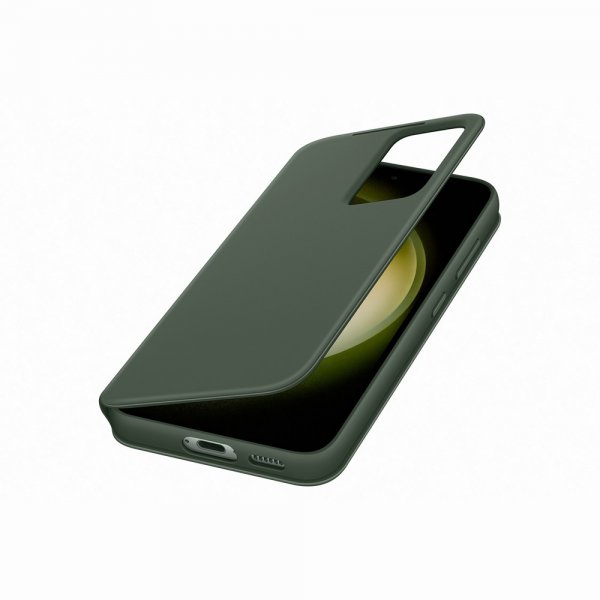 Samsung Original Galaxy S23 Plus -suojakotelo Smart View Wallet Case, Khaki