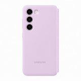 Samsung alkuperäinen Galaxy S23 -suojakuori, Smart View Wallet Case, laventeli