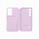 Samsung alkuperäinen Galaxy S23 -suojakuori, Smart View Wallet Case, laventeli