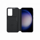 Samsung Alkuperäinen Galaxy S23 Smart View Wallet Case, musta