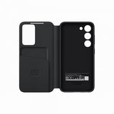 Samsung Alkuperäinen Galaxy S23 Smart View Wallet Case, musta