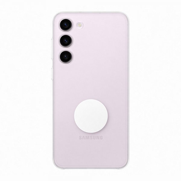 Samsung alkuperäinen Galaxy S23 Plus -suojakuori, läpinäkyvä Gadget Case
