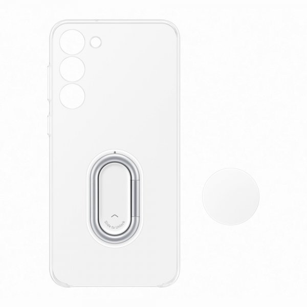 Samsung alkuperäinen Galaxy S23 Plus -suojakuori, läpinäkyvä Gadget Case