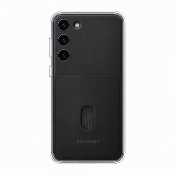 Samsung Alkuperäinen Galaxy S23 Plus Suojakuori Frame Case Musta