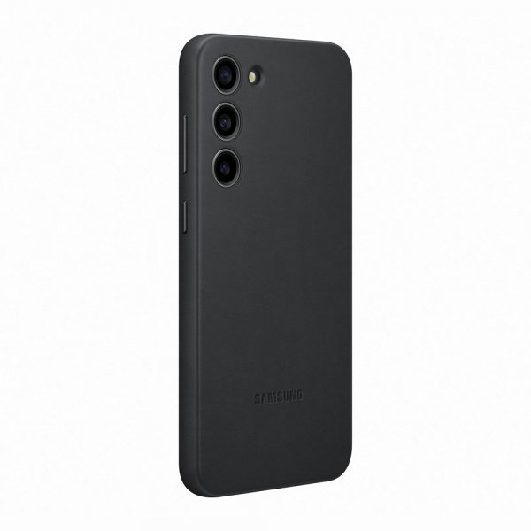 Samsung Alkuperäinen Galaxy S23 Plus Nahkakuori Musta