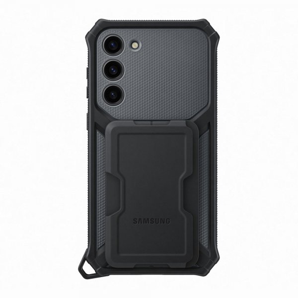 Samsung Original Galaxy S23 Plus -suojakuori, Rugged Gadget Case, musta
