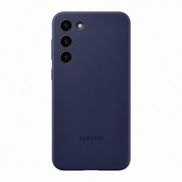 Samsung alkuperäinen Galaxy S23 Plus -silikonikuori, laivastonsininen