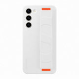Samsung Original Galaxy S23 Plus -suojakuori Silicone Grip Case, valkoinen