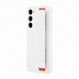 Samsung Original Galaxy S23 Plus -suojakuori Silicone Grip Case, valkoinen