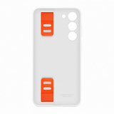 Samsung Original Galaxy S23 Plus -suojakuori Silicone Grip Case, valkoinen