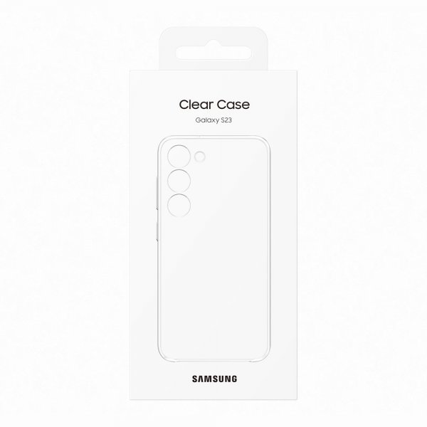 Samsung Original Galaxy S23 Kuori Clear Case Läpinäkyvä