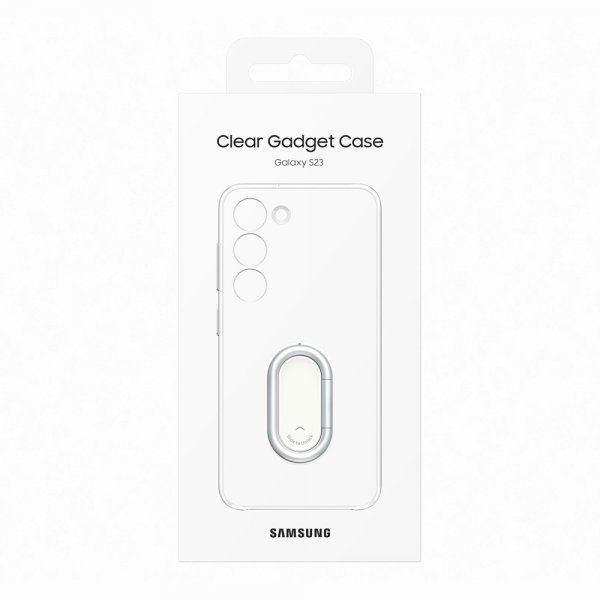 Samsung Original Galaxy S23 Clear Gadget Case - läpinäkyvä
