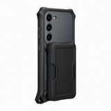 Samsung Original Galaxy S23 Kuori Rugged Gadget Case Musta