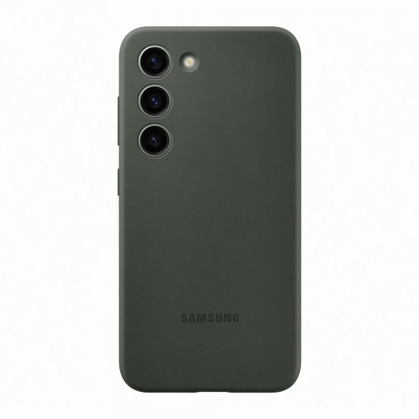 Samsung Original Galaxy S23 Kuori Silikonisuojakuori Khaki