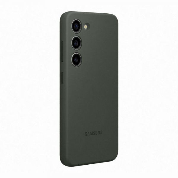 Samsung Original Galaxy S23 Kuori Silikonisuojakuori Khaki