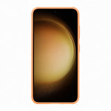 Samsung Alkuperäinen Galaxy S23 Kuori Silikonikuori Oranssi