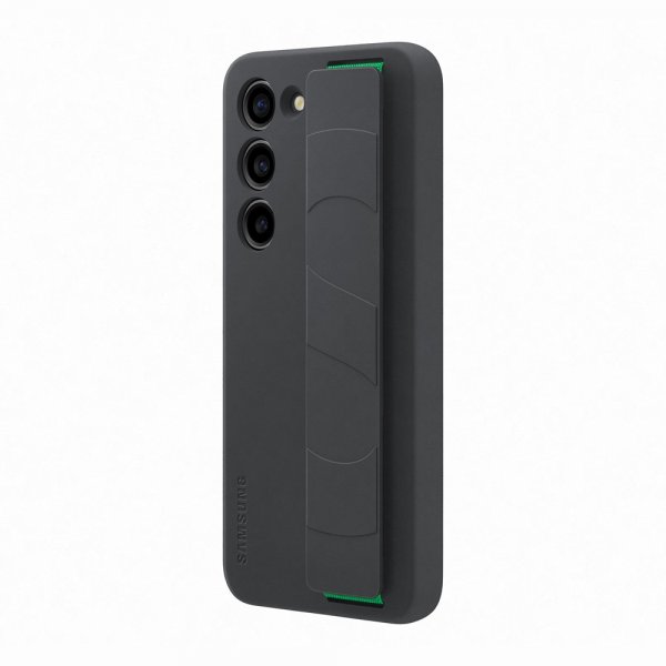 Samsung Original Galaxy S23 Kuori Silicone Grip Case Musta