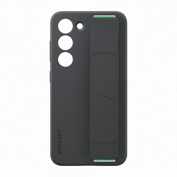 Samsung Original Galaxy S23 Kuori Silicone Grip Case Musta