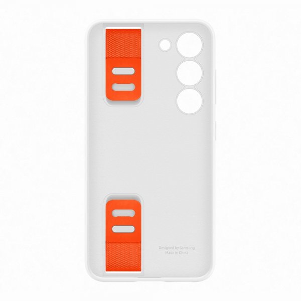 Samsung Original Galaxy S23 Kuori Silicone Grip Case Valkoinen