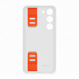 Samsung Original Galaxy S23 Kuori Silicone Grip Case Valkoinen