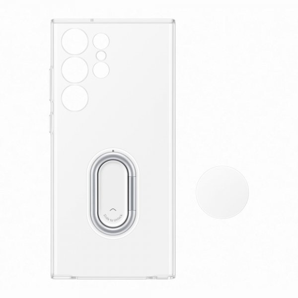 Samsung alkuperäinen Galaxy S23 Ultra -läpinäkyvä Gadget Case -suojakuori