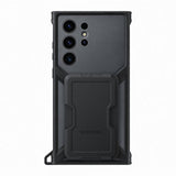 Samsung Alkuperäinen Galaxy S23 Ultra Suojakuori Rugged Gadget Case, musta