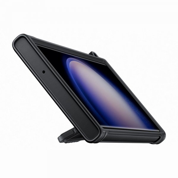 Samsung Alkuperäinen Galaxy S23 Ultra Suojakuori Rugged Gadget Case, musta
