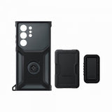 Samsung Alkuperäinen Galaxy S23 Ultra Suojakuori Rugged Gadget Case, musta