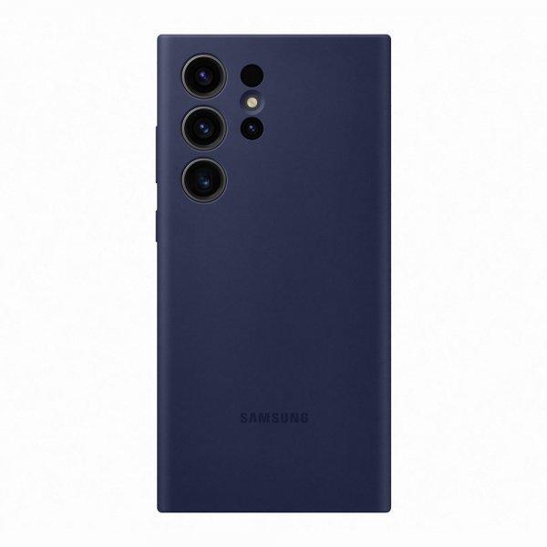 Samsung Original Galaxy S23 Ultra -silikonisuojakuori, tummansininen