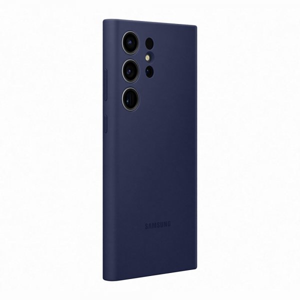 Samsung Original Galaxy S23 Ultra -silikonisuojakuori, tummansininen