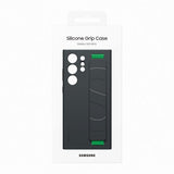 Samsung Original Galaxy S23 Ultra Silikoninen Grip Case Musta