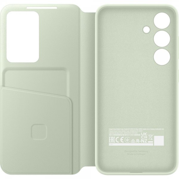 Samsung Original Galaxy S24 Plus -kotelo Smart View Wallet Case, vaaleanvihreä