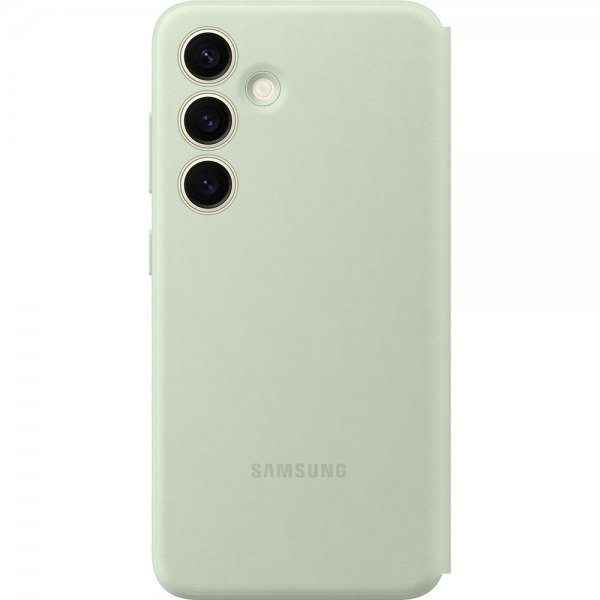 Samsung Original Galaxy S24 Plus -kotelo Smart View Wallet Case, vaaleanvihreä