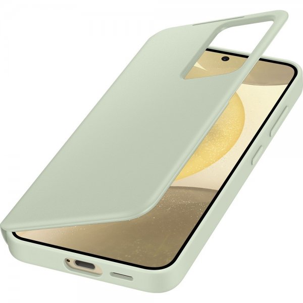 Samsung Original Galaxy S24 Plus -kotelo Smart View Wallet Case, vaaleanvihreä