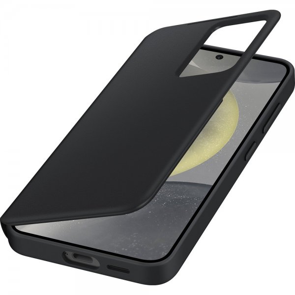 Samsung Original Galaxy S24 Plus -kotelo Smart View Wallet Case Musta