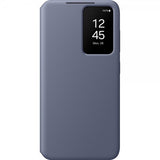 Samsung alkuperäinen Galaxy S24 Plus -kotelo, Smart View Wallet Case, violetti