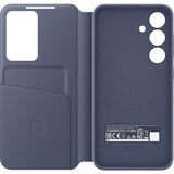 Samsung alkuperäinen Galaxy S24 Plus -kotelo, Smart View Wallet Case, violetti