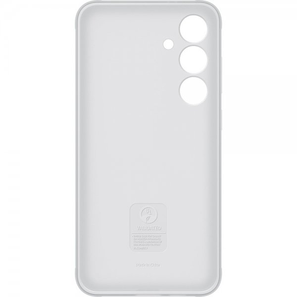 Samsung Alkuperäinen Galaxy S24 Plus Suojakuori Shield Case Vaaleanharmaa