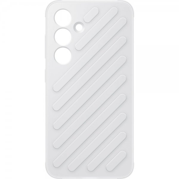 Samsung Alkuperäinen Galaxy S24 Suojakuori Shield Case Vaaleanharmaa