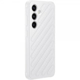 Samsung Alkuperäinen Galaxy S24 Suojakuori Shield Case Vaaleanharmaa