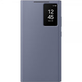 Samsung Alkuperäinen Galaxy S24 Ultra Kotelo Smart View Wallet Case Violetti